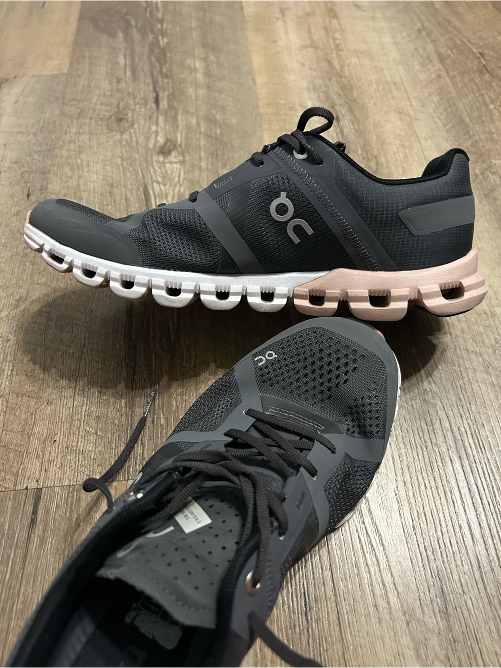 On Cloud Running Cloud Women's Athletic Shoes in Rock/Rose - Picture 4 of 4